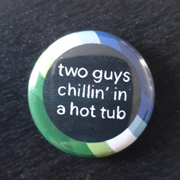 Gay / Vine Button Badge
